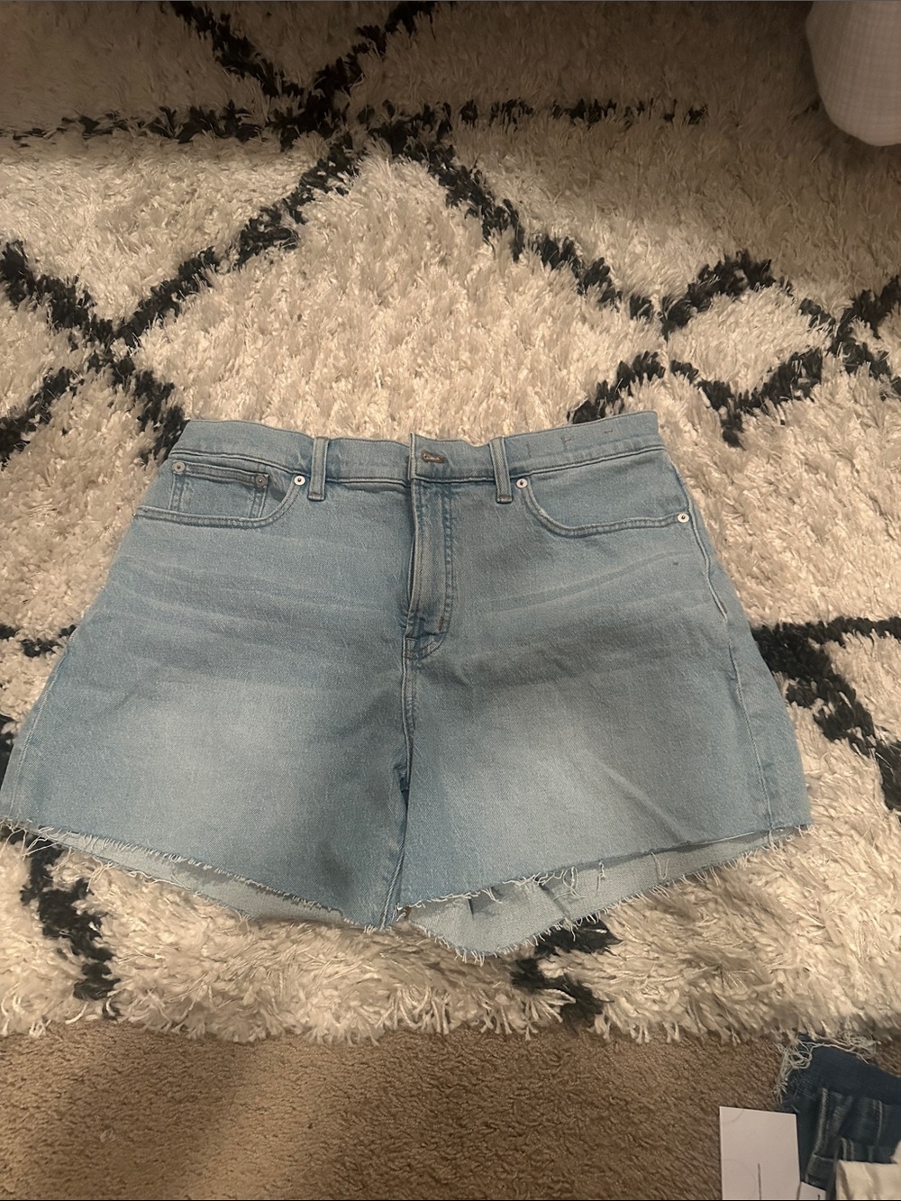 Madewell shorts  Blue Denim Cutoff Shorts - Classic High-Rise Style sz 31